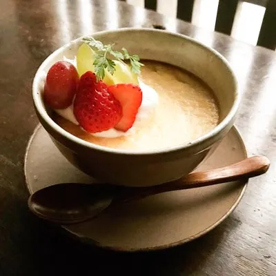 麹の甘酒たまごプリン